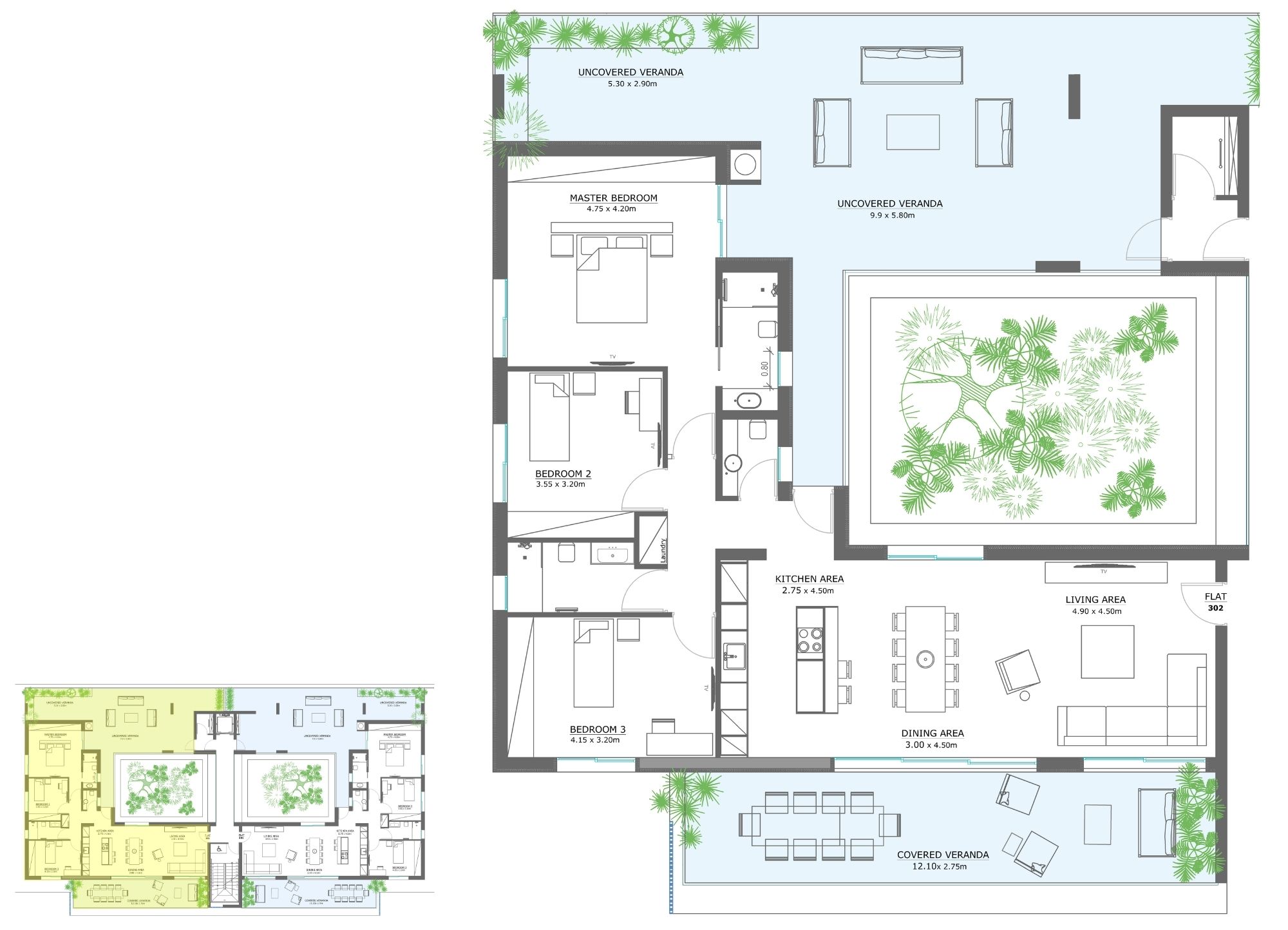 Floorplan Academia-302