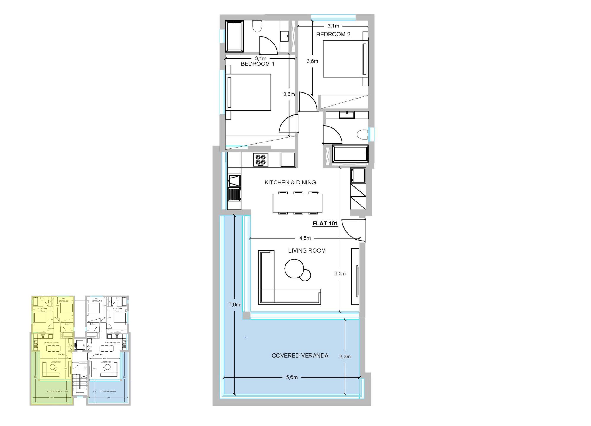 Floorplan Xanthi-101