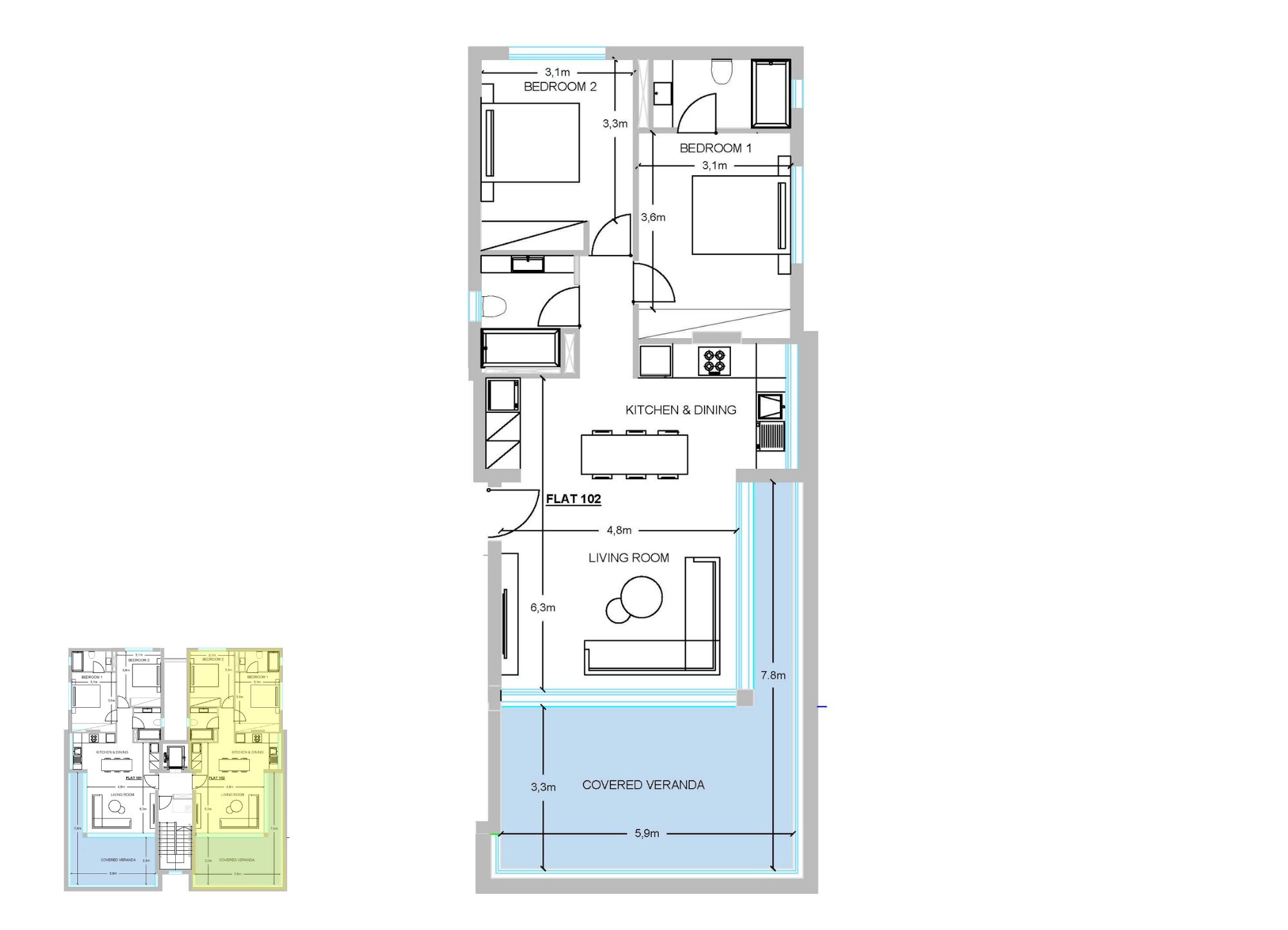 Floorplan Xanthi-102