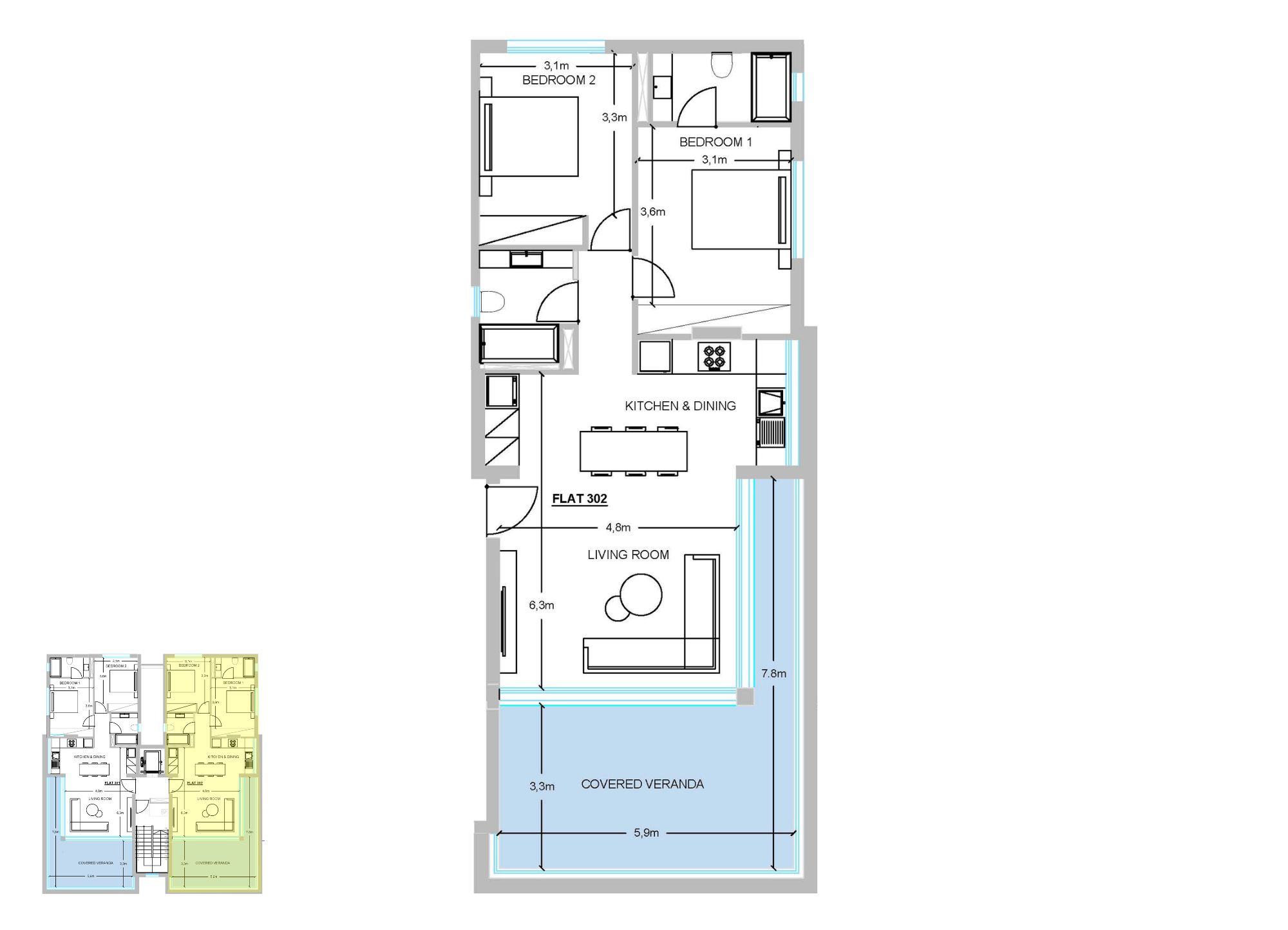 Floorplan Xanthi-302