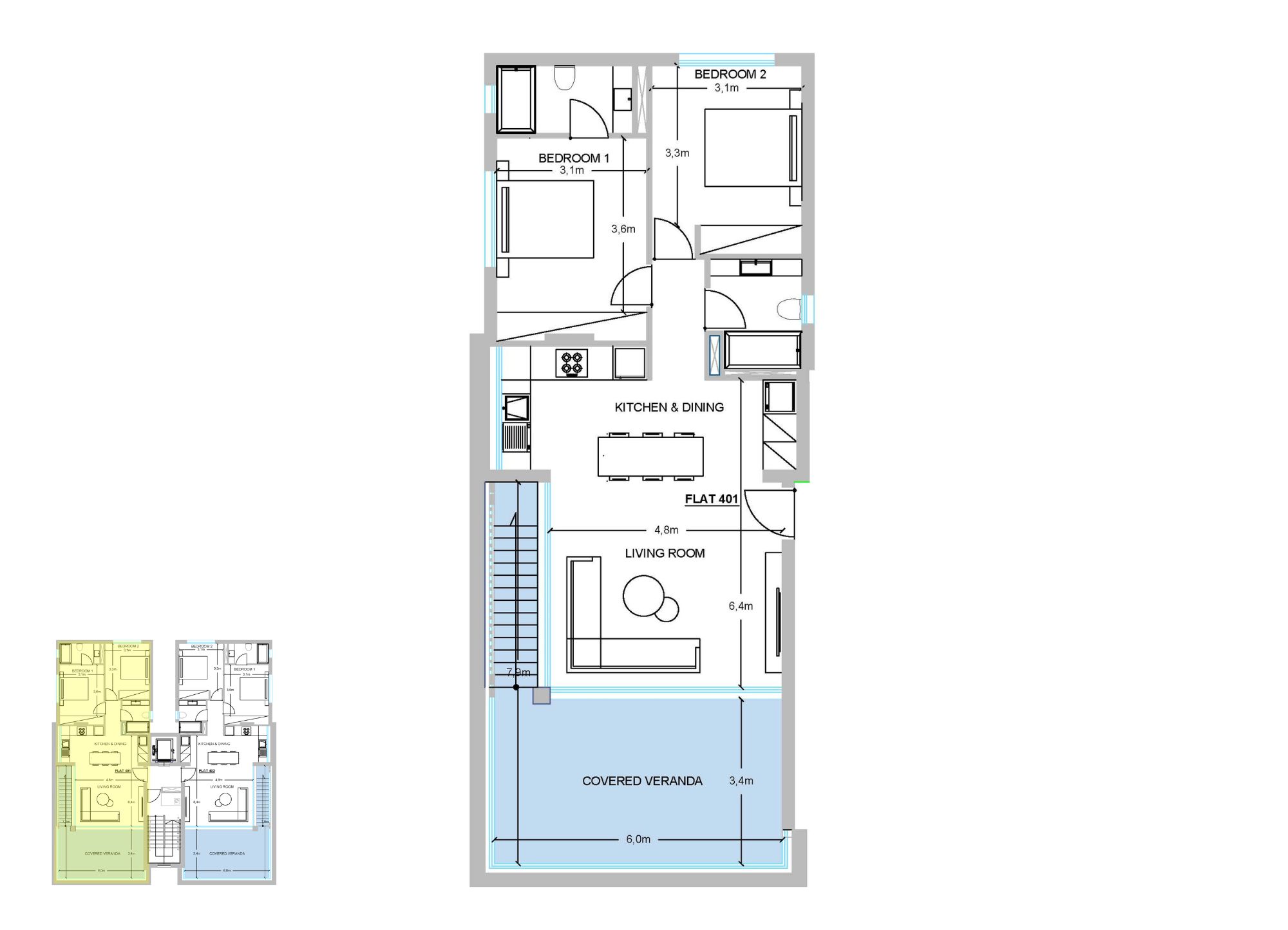 Floorplan Xanthi-401